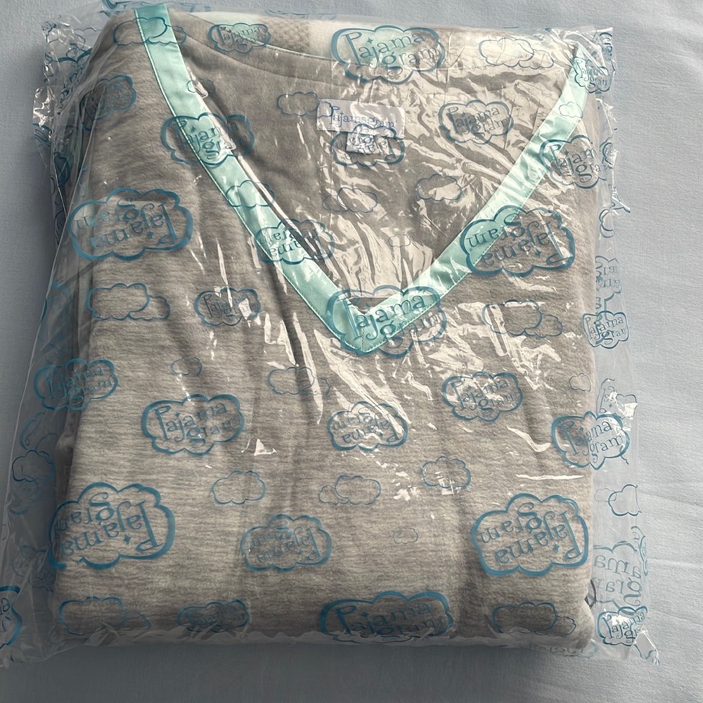 Pajamagram aqua plaid fleece pajamas
